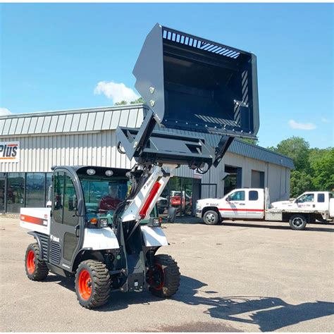 average skid steer bucket size|high dump bucket skid steer.